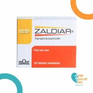 ACETAMINOFEN + TRAMADOL 325MG/37.5MG TABLETA CUBIERTA ZALDIAR