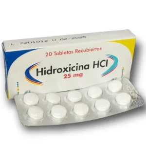 HIDROXICINA HCL 25MG TABLETA RECUBIERTA ANGLOPHARMA