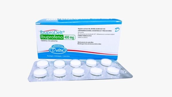 IBUPROFENO 400 TABLETA RECUBIERTA IBUPRODELT