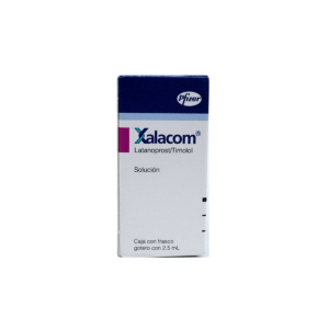 LATANOPROST+TIMOLOL (0.05+5) MG/ML SOLUCION OFTALMICA GOTAS XALACOM