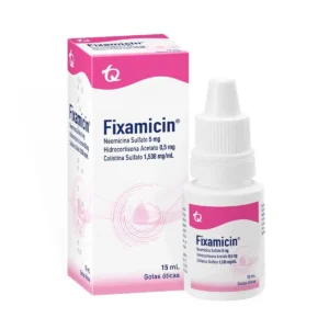 NEOMICINA + COLISTINA + HIDROCORTISONA GOTAS OTICAS FRASCO X 15 ML FIXAMICIN TECNOQUIMICAS