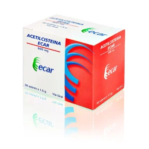 N-ACETILCISTEINA 600mg GRANULADO PARA RECONSTITUIR A SOLUCION ORAL SOBRE ECAR