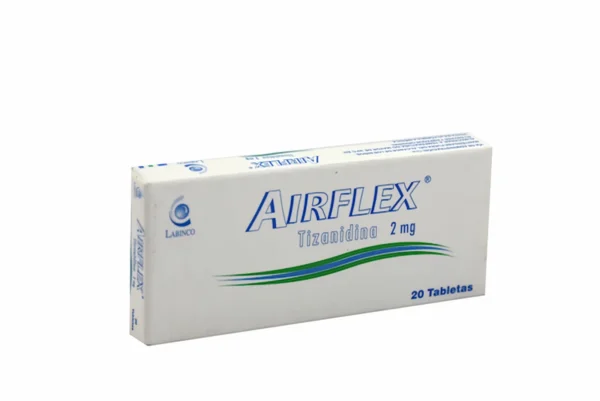 TIZANIDINA 2MG TABLETA AIRFLEX