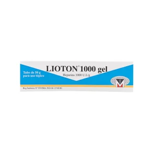 HEPARINA 1.000UI/G GEL TOPICO TUBO * 50G LIOTON 1000 GEL