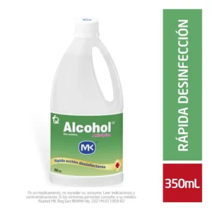 ALCOHOL ANTISEPTICO SOLUCION TOPICA X 350ML MK