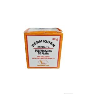 SULFADIAZINA DE PLATA 1G/100G CREMA TOPICA PTE*30G (DERMIQUEM1%) -LABQUIFAR