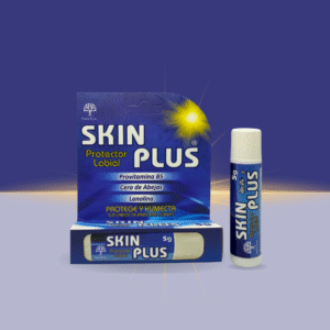 SKIN PLUS PROTECTOR LABIAL MENTA CON PROVITAMINAS B5, CERA DE ABEJAS Y LANOLINA LABIAL X 5G