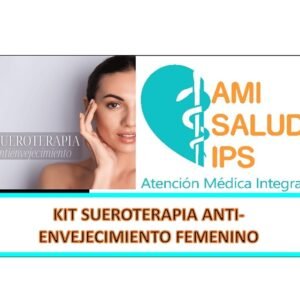 KIT COMPLETO PARA SUEROTERAPIA ANTIENVEJECIMIENTO FEMENINO