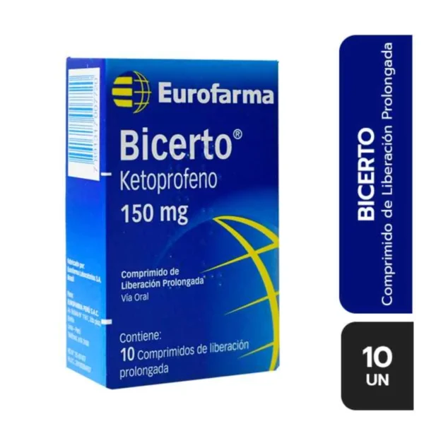 KETOPROFENO 150MG COMPRIMIDO BICERTO