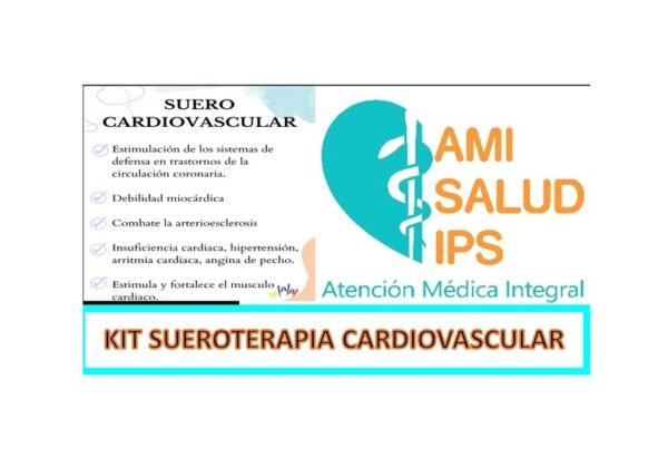 KIT COMPLETO PARA SUEROTERAPIA CARDIOVASCULAR