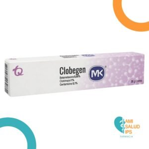CLOBEGAN CREMA TOPICA BETAMETASONA 0.05%, CLOTRIMAZOL 1%, GENTAMICINA 1%, TUBO X 20G