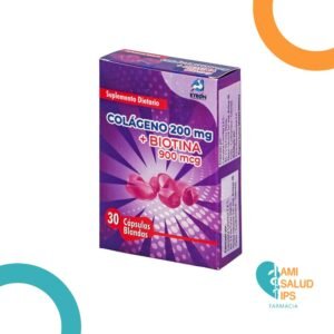 COLAGENO Y BIOTINA 200MG+900MG CAJA X 30 CAPSULAS BLANDAS CAPSULAND