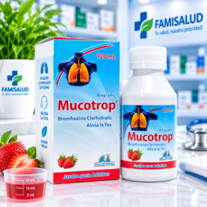 MUCOTROP BROMEHEXINA CLORHIDRATO 8MG/5ML JARABE ADULTO FCO X 120ML