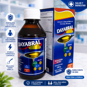 MULTIVITAMINICO DAYABRAL JARABE VAINILLA FCO X 240ML NALEMAM