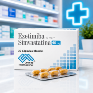 EZETIMIBA 10MG, SIMVASTATINA 40MG C*30 CAPSULAS BLANDAS COLMED