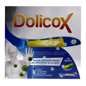 ACETAMINOFEN 500 + CETIRIZINA 5MG + FENILEFRINA 10MG + CODEINA 30MG CAPSULA DOLICOX GRIP