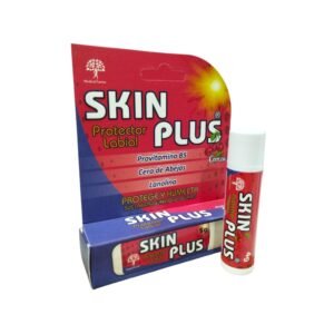 SKIN PLUS PROTECTOR LABIAL CEREZA CON PROVITAMINAS B5, CERA DE ABEJAS Y LANOLINA LABIAL X 5G