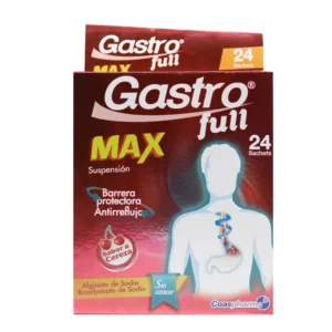 GASTROFULL MAX SACHET ALGINATO DE SODIO 2.5G BICARBONATO DE SODIO 2.67G SACHETS