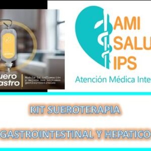 KIT COMPLETO PARA SUEROTERAPIA GASTRO INTESTINAL Y HEPATICA