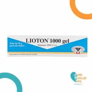 HEPARINA 1.000UI/G GEL TOPICO TUBO * 50G LIOTON 1000 GEL