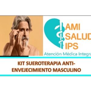 KIT COMPLETO PARA SUEROTERAPIA ANTIENVEJECIMIENTO MASCULINO