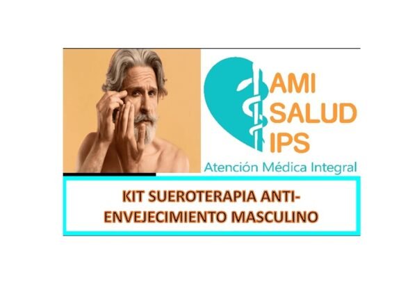 KIT COMPLETO PARA SUEROTERAPIA ANTIENVEJECIMIENTO MASCULINO