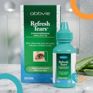 REFRESH TEARS CARBOXIMETILCELULOSA 0.5% SOLUCION OFTALMICA FRASCO*15ML - ABBVIE