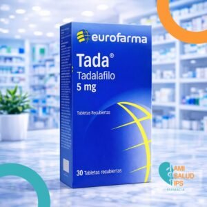 TADA TADALAFILO 5MG C*30 TABLETAS RECUBIERTAS - EUROFARMA
