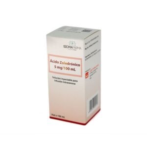 ACIDO ZOLENDRONICO 5MG/100ML SOL INYECTABLE C*1 VIAL SICMAFARMA