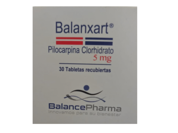 PILOCARPINA 5MG TAB BALANXART - BALANCE PHARMA