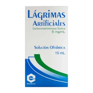 CARBOXIMETILCELULOSA SODICA AL 0.5% LAGRIMAS ARTIFICALES FRASCO X 15ML EXPOFARMA