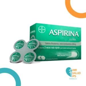 ACIDO ACETILSALICILICO 500MG TABLETA ASPIRINA ULTRA BAYER
