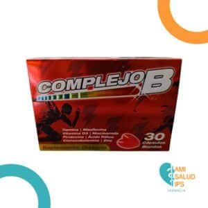 COMPLEJO B, TIAMINA, RIBOFLAVINA, VITAMINA D3, NIACINAMIDA, PIRIDOXINA, ACIDO FOLICO, CIANOCOBOLAMINA Y ZINC SUPLEMENTO DIETARIO C*30 CAPSULAS PROFAR