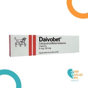 CALCIPOTRIOL 0,05MG + BETAMETASONA 0,5MG/G DAIVOBET UNGÜENTO X 30G LEO