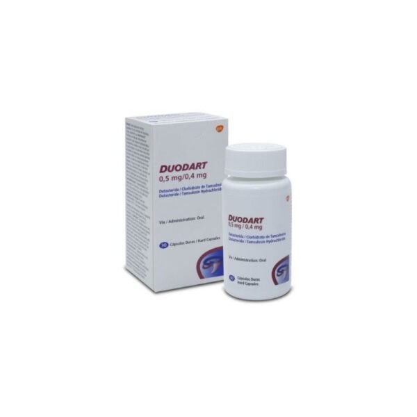 DUTASTERIDE + TAMSULOSINA 0.5MG+0.4MG CAPSULAS DUODART GLAXOSMITHKLINE