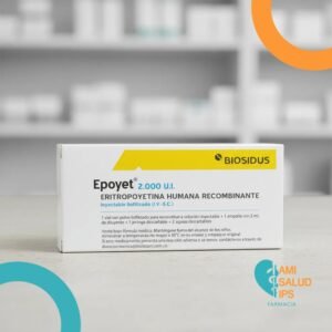 Epoyet Eritropoyetina Humana 2000ui * 5 Viales Biosidus