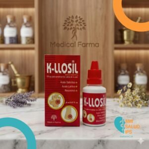 K-LLOSIL ACIDO SALICILICO, ACIDO LACTICO, RESORCINOL SOLUCION TOPICA FRASCO*20ML MEDICAL FARMA