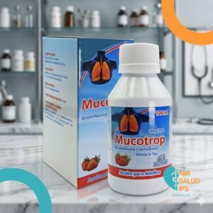 MUCOTROP BROMEHEXINA CLORHIDRATO 8MG/5ML JARABE ADULTO FCO X 120ML