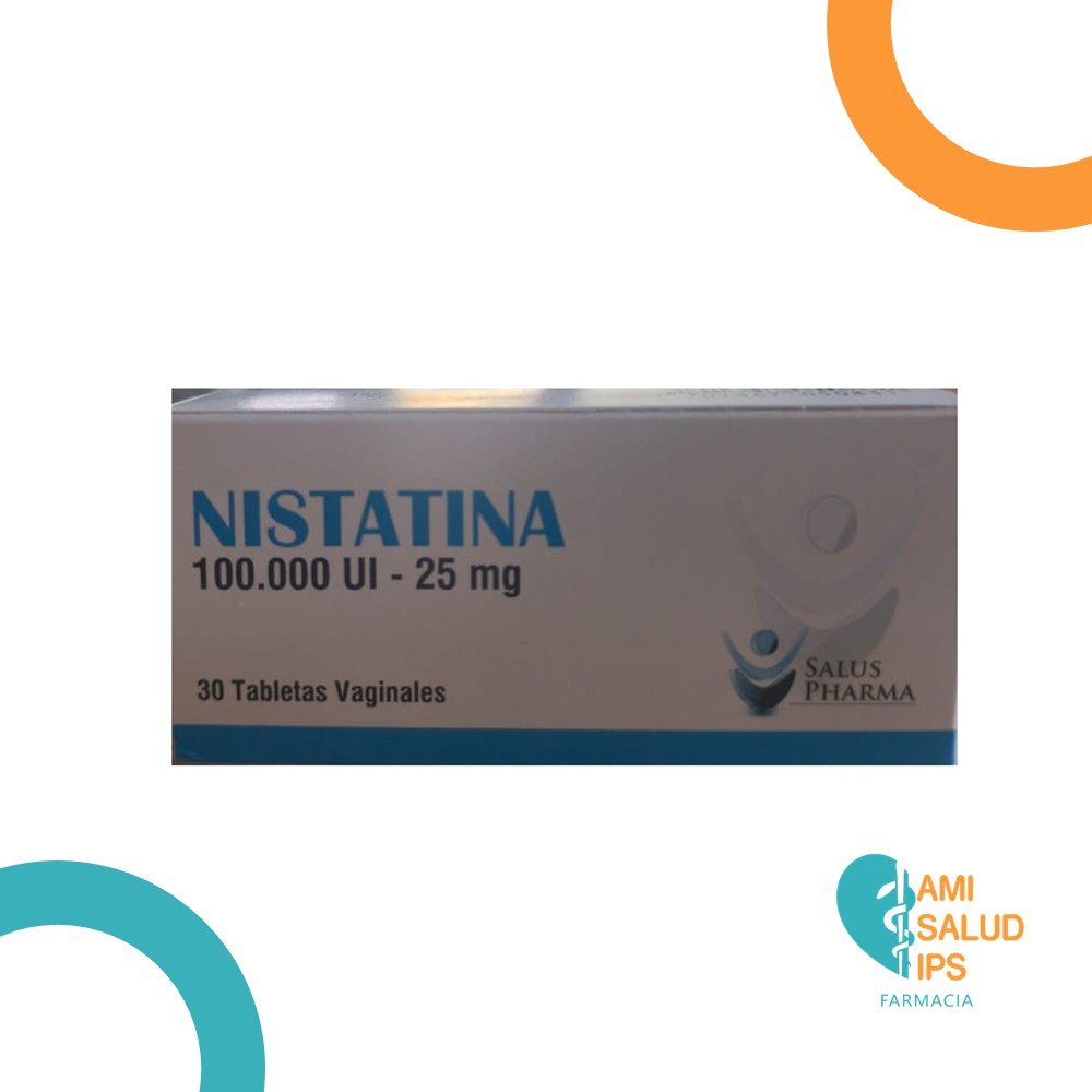 NISTATINA 100.000 UI – 25MG TABLETA VAGINAL SALUS PHARMA - FARMACIA AMI ...