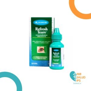 CARBOXIMETILCELULOSA SODICA 5MG/ML 5% SOLUCION OFTALMICA GOTAS X 15ML REFRESH TEARS