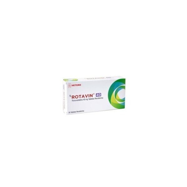 ROSUVASTATINA 40MG TABLETA RECUBIERTA ROTAVIN 40