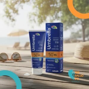 UMBRELLA SPF 50+ PROTECTOR SOLAR GEL TOPICO TUBO*60G - MEDIHEALTH