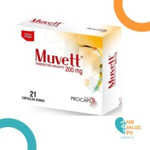 TRIMEBUTINA 200MG CAPSULA DURA MUVETT PROCAPS