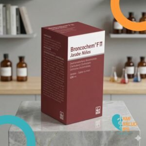 BRONCOCHEM F NIÑOS DEXTROMETORFANO 10MG, CETIRIZINA 1.8MG, CLEMBUTEROL 0.005 MG JARABE SABOR A MIEL FRASCO*120ML SIEGRIED