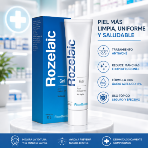 ROZELAIC GEL ACIDO AZELAICO 15% GEL TOPICO TUBO*30G MEDIHEALTH