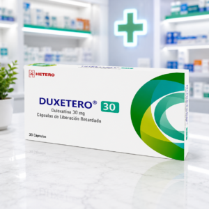 DUXETERO DULOXETINA 30MG C*30 CAPSULAS DE LIBERACION RETARDADA HETERO
