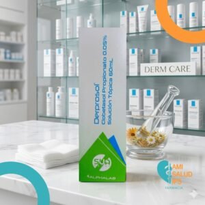 DERPROSOL CLOBETASOL PROPIONATO 0.05% SOLUCION TOPICA SPRAY FRASCO*60ML - ALPHALAB