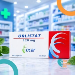 ORLISTAT 120 MG CAJA X 60 CAPSULAS ECAR