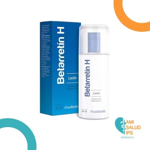 HIDROQUINONA + TRETINOINA (4G+0.05G)/100G LOCION TOPICA FRASCO *60ML BETARRETIN H MEDIHEALTH