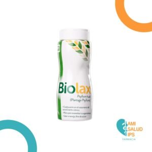 PSYLLIUM HUSK BIOLAX FIBRA NATURAL SABOR A NARANJA LIBRE DE AZUCAR FRASCO X 340G GRANULADO LAFRANCOL